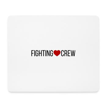 Fighting Crew Heart - Mouse Pad (horizontal) - white - Front