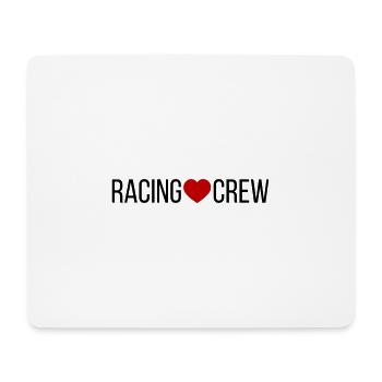 Racing Crew Heart - Mouse Pad (horizontal) - white - Front
