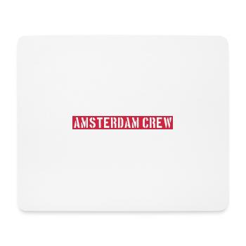 Amsterdam Crew - Mouse Pad (horizontal) - white - Front