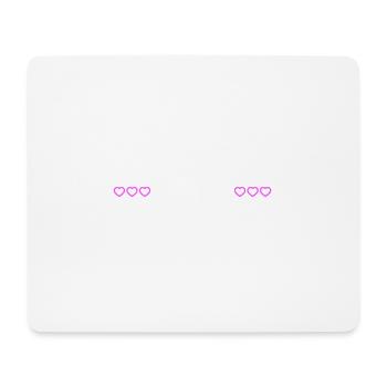 Freundschaft Beste Freunde Herz Liebe - Mousepad (Querformat) - Weiß - Vorne