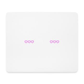 Bester Opa Herz Liebe - Mousepad (Querformat) - Weiß - Vorne