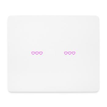 Bester Papa Herz Liebe - Mousepad (Querformat) - Weiß - Vorne