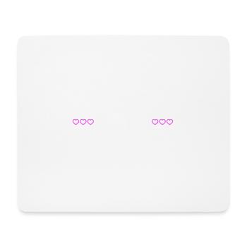 Beste Schwester Herz Liebe - Mousepad (Querformat) - Weiß - Vorne