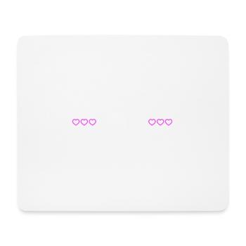 Staff Member Heart Love - Mouse Pad (horizontal) - white - Front