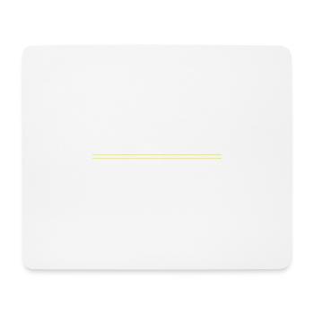 Dash Symbol Line - Mouse Pad (horizontal) - white - Front