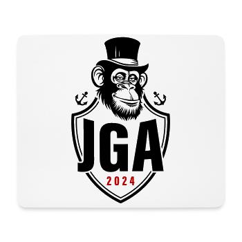 Junggesellen Abschied 2024 Affe Bräutigam Jga - Mousepad (Querformat) - Weiß - Vorne