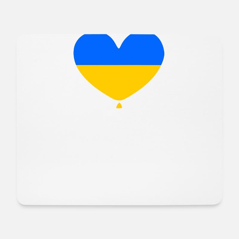 Ukraine - Mousepad (Querformat) - Weiß