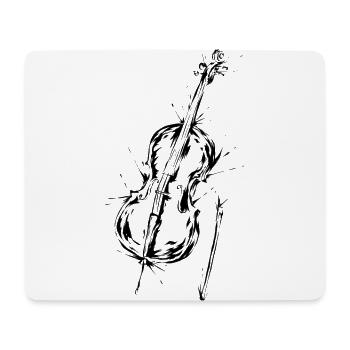 Cello - Mouse Pad (horizontal) - white - Front