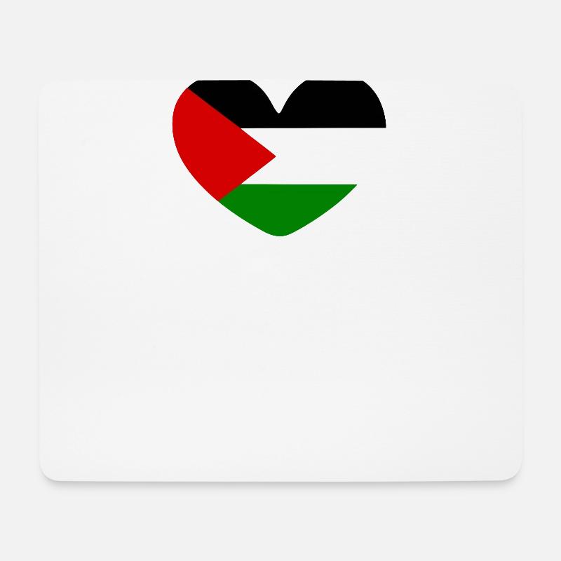 Free palestine - Mousepad (Querformat) - Weiß