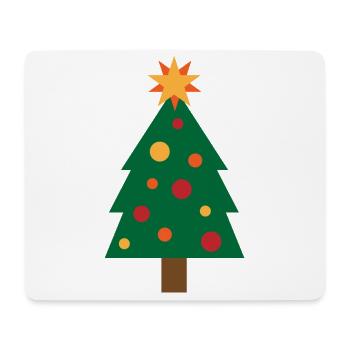 Christmas tree / Tannenbaum / Christmas Tree - Mouse Pad (horizontal) - white - Front