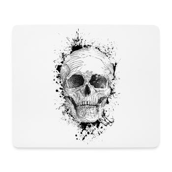 Skull - Mouse Pad (horizontal) - white - Front