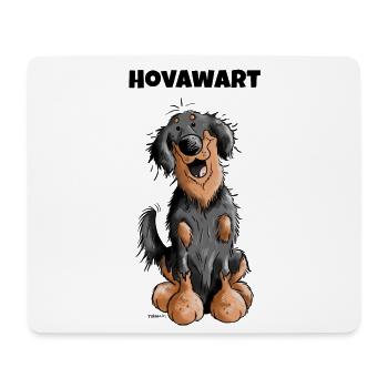Knuffiger Hovawart - Mousepad (Querformat) - Weiß - Vorne
