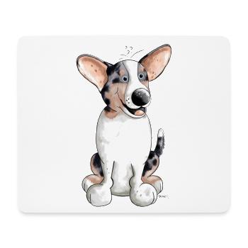 Süßer Welsh Corgi Cardigan - Mousepad (Querformat) - Weiß - Vorne