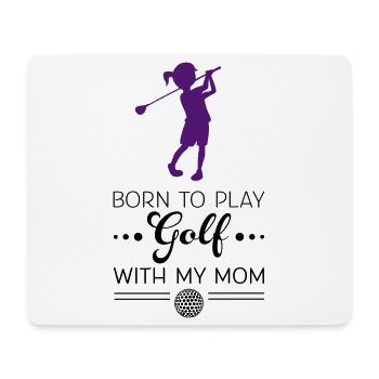 Golf - Mousepad (Querformat) - Weiß - Vorne