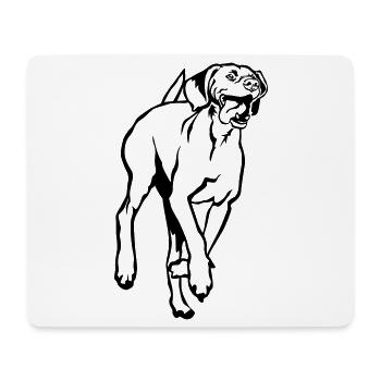 Magyar Vizsla - Mousepad (Querformat) - Weiß - Vorne