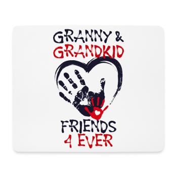 Grandchild Grandmother Grandma Statement Senior - Mouse Pad (horizontal) - white - Front