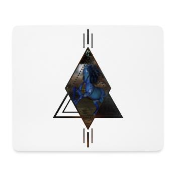 Wonderful fantasy horse - Mouse Pad (horizontal) - white - Front