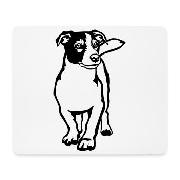 Jack Russell Terrier - Mouse Pad (horizontal) - white - Front