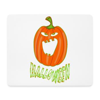 Citrouille Halloween - Tapis de souris (format paysage) - blanc - Devant
