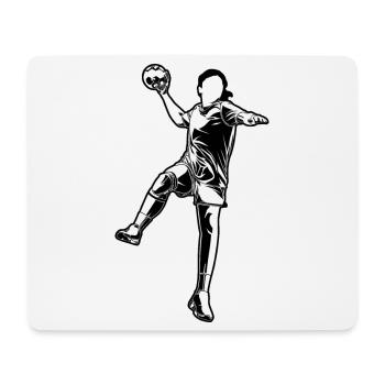 Filles de handball - Tapis de souris (format paysage) - blanc - Devant