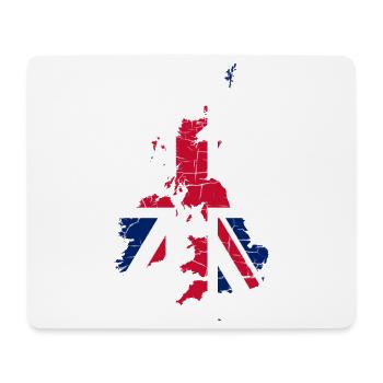 United Kingdom Flag Landscape England - Mousepad (Querformat) - Weiß - Vorne
