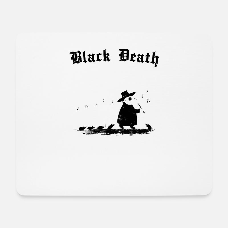 Black Death - spread in progress - Mousepad (Querformat) - Weiß