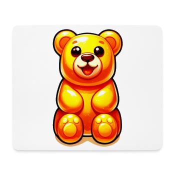 Nounours - Tapis de souris (format paysage) - blanc - Devant
