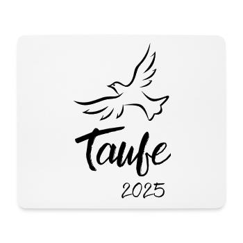 Baptême 2025 Colombe enlevant le Saint- - Tapis de souris (format paysage) - blanc - Devant