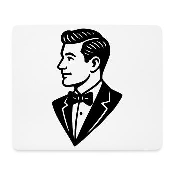 The groom - Mouse Pad (horizontal) - white - Front