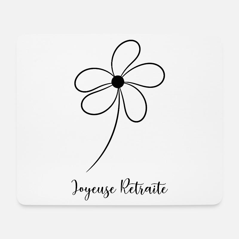 RETRAITE. RETRAITE. RETRAITEE. RETRAITE - Tapis de souris (format paysage) - blanc