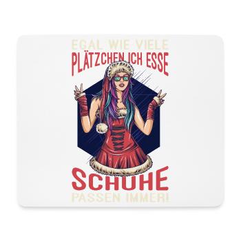 Weihnachtsgeschenk Frauen Plätzchen Lustig Idee - Mousepad (Querformat) - Weiß - Vorne