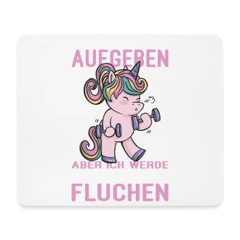 Funny Fitness Sayings Workout Outfits - Mouse Pad (horizontal) - white - Front