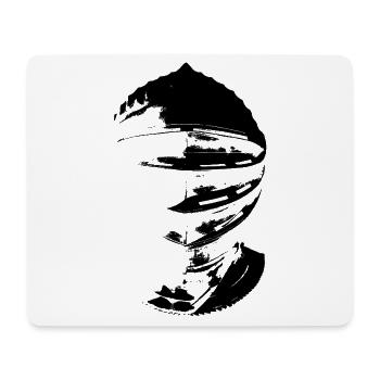 Ritterhelm - Mousepad (Querformat) - Weiß - Vorne