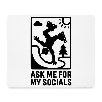 Inline Skate Social Media Fame Cool Kids - Mousepad (Querformat) - Weiß - Vorne