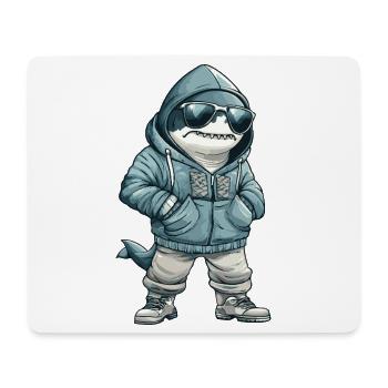Hai Cool Hiver - Tapis de souris (format paysage) - blanc - Devant