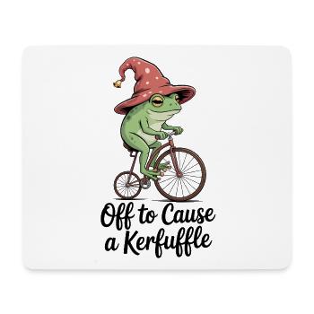 Je vais provoquer un remue-tout - Un meme-shirt de grenouille mignon - Tapis de souris (format paysage) - blanc - Devant
