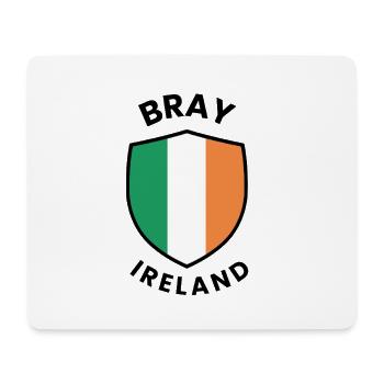 Fierté du Bouclier d’Irlande de Bray - Tapis de souris (format paysage) - blanc - Devant