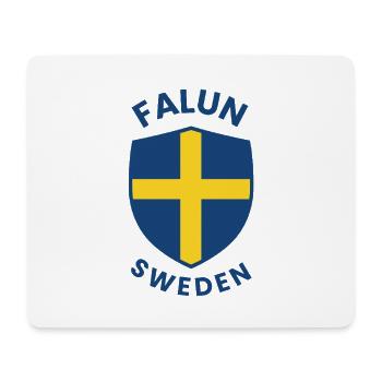 Falun Sweden Shield Tee - Mouse Pad (horizontal) - white - Front