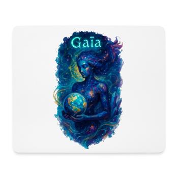 Gaïa - Mère Nature - Arbre de Vie - Tapis de souris (format paysage) - blanc - Devant