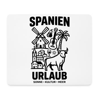 Spanien Urlaub - Mousepad (Querformat) - Weiß - Vorne