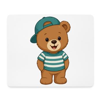 Cuddly Bear Teddy Bear - Mouse Pad (horizontal) - white - Front