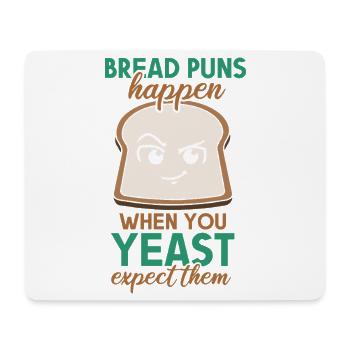 Bread Baker Bakery Bread Roll Baking - Mouse Pad (horizontal) - white - Front