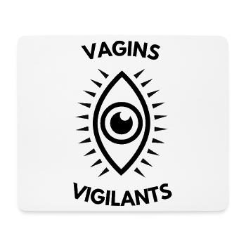 Vigilant Vaginas Parodie - Mousepad (Querformat) - Weiß - Vorne