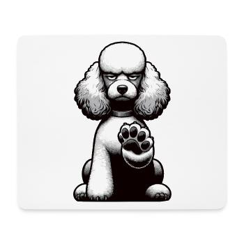 Pudel Pudelbesitzer Pudelliebhaber Pudelhund - Mousepad (Querformat) - Weiß - Vorne