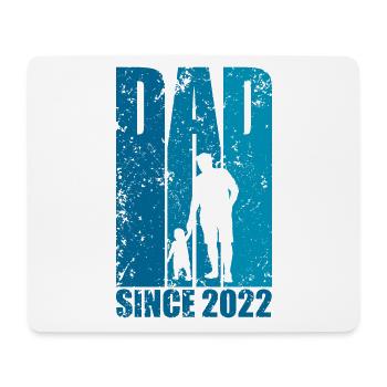DAD SINCE 2022 WERDENDER PAPA - Mousepad (Querformat) - Weiß - Vorne