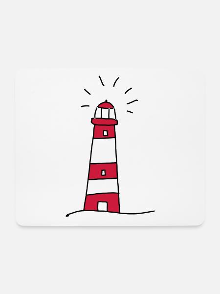 lighthouse - Mouse Pad (horizontal) - white