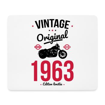 Anniversary 60 years - Vintage 1963 Original - Mouse Pad (horizontal) - white - Front