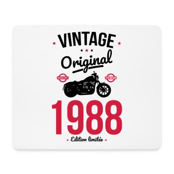 Birthday 35 years - Vintage 1988 Original - Mouse Pad (horizontal) - white - Front