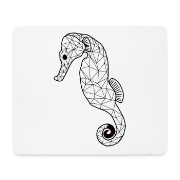 Seahorsee GeomeTRIX - Mousepad (Querformat) - Weiß - Vorne