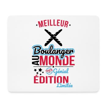 Best Baker in the World - 100% Awesome - Mouse Pad (horizontal) - white - Front